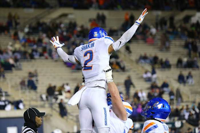 Khalil Shakir Celebrates a Touchdown